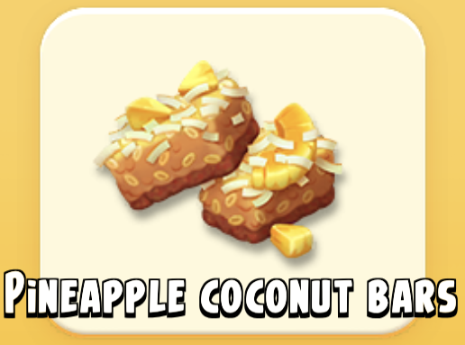Pineapple Coconut Bars
